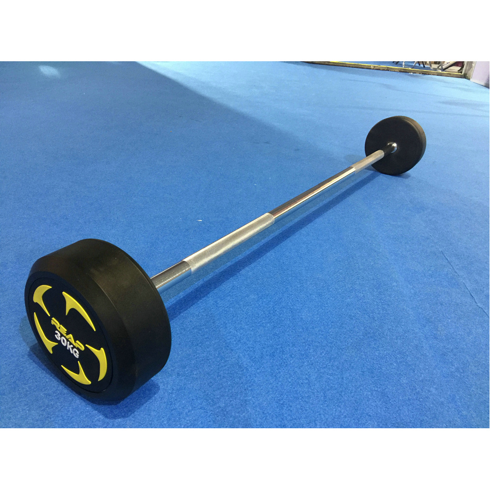 REAP rubber fixed barbell straight handle