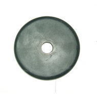 Black Rubber Coated Flat Weight Plate